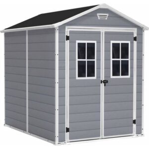 KETER Premium 86 Graues Gartenhaus 4,4 m² mit Boden