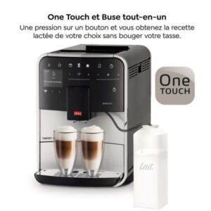 MELITTA Barista T Smart Kaffeevollautomat – Silber (ohne Milchbehälter)