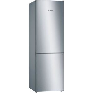 BOSCH – SER4 Standkühlschrank-Kombination aus Edelstahl – Gesamtvolumen: 326 l – Kühlfach: 237 l – Gefrierfach: 89 l – NoFrost-Technologie
