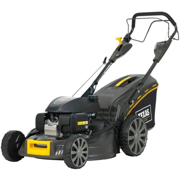 TEXAS Premium 5390TR Benzin-Rasenmäher mit Eigenantrieb, Honda 4,8 PS Motor, Mulchfunktion, 53 cm Schnittbreite