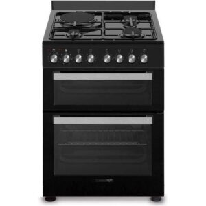 LA GERMANIA SM61DFN 2-Backofen-Herd, Schwarz
