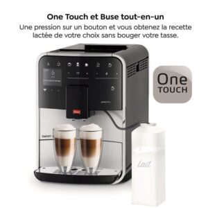 MELITTA Barista T Smart Kaffeevollautomat – Silber (ohne Milchbehälter)