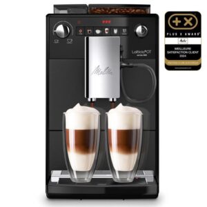 Kaffeemaschine – MELITTA – Lacticia OT – 1,5-Liter-Wassertank – 250-g-Bohnenbehälter – 1450 W – Mattschwarz