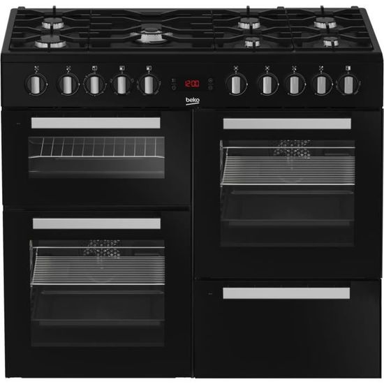 BEKO Elektroherd – 6 Gasbrenner + 1 Wokbrenner – 100 cm – PF335325DB