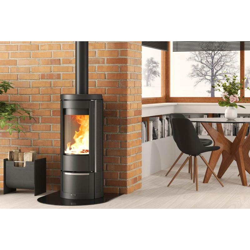 Anschließbarer gusseiserner Holzofen – LA NORDICA Marlena 7,5 kW – Bild 4